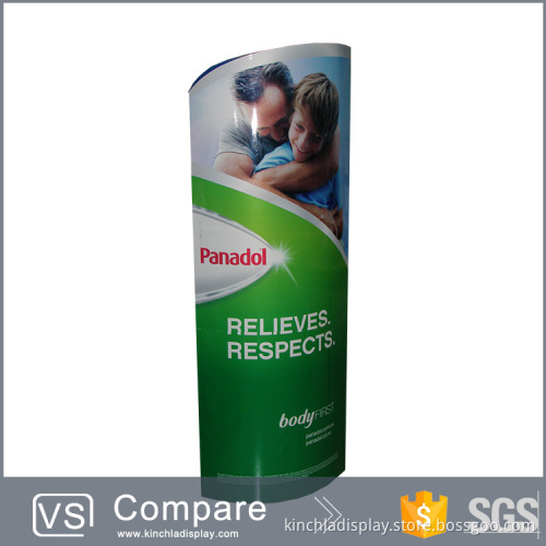 China POP UP Display / Self Assembled Paper Advertising Totem